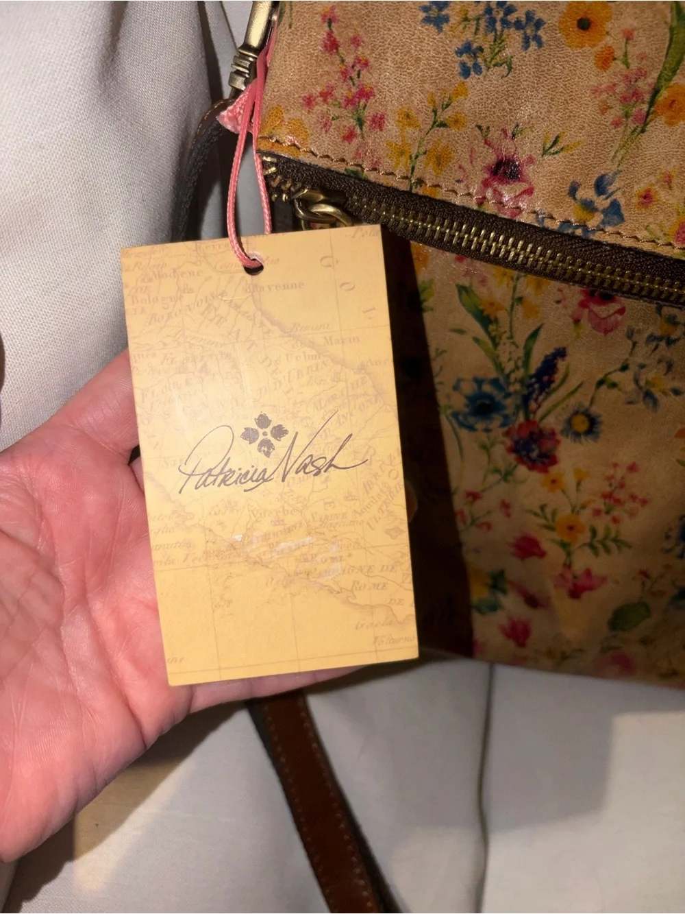 NWT Patricia Nash Prairie Rose Luzille convertible backpack